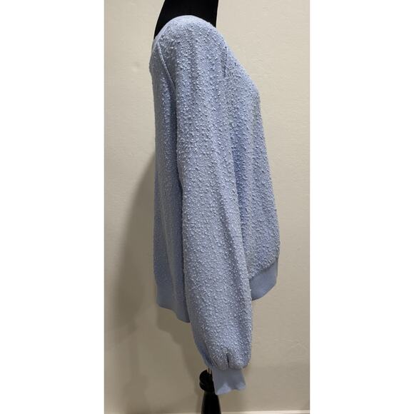 Free People Found My Friend Pullover Sweater Texture Boucle Long Sleeve L NWOT - Picture 6 of 7